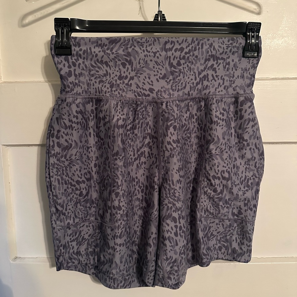 Athleta Gray Leopard Print Joggers